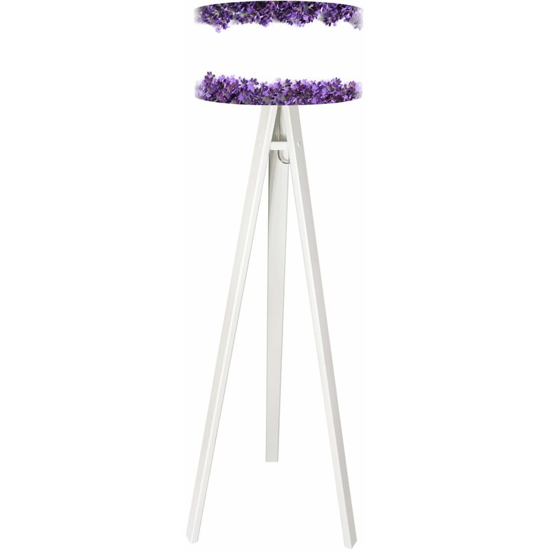 Lampadaire stamps foto-129p - Blanc - Blanc