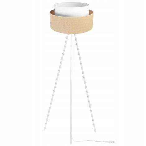 LAMPADAIRE SUR PIED TRÉPIED ABAT-JOUR MÉTAL 45CM