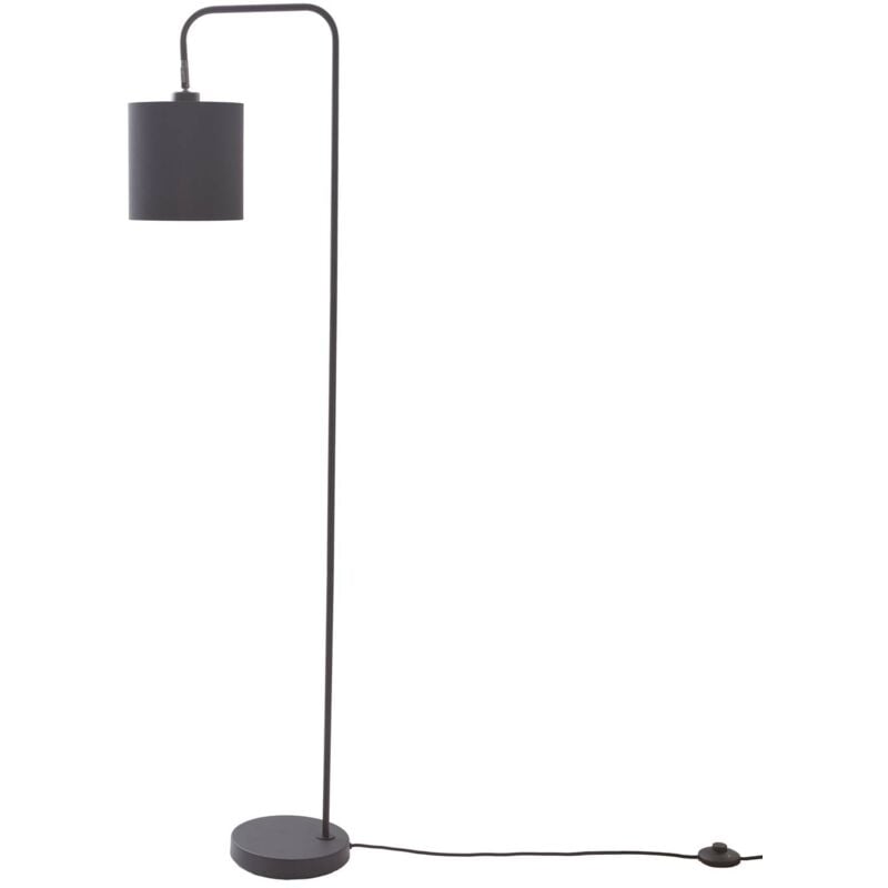 Lampadaire Tissu 'Hinay' en métal pour salon & salle à manger