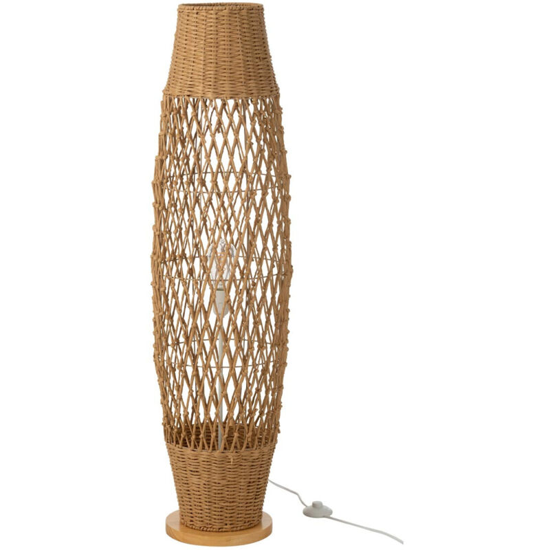 Lampadaire Torsade en Métal "Deann" 119cm Naturel Lampadaire Torsade en Métal "Deann" 119cm Naturel