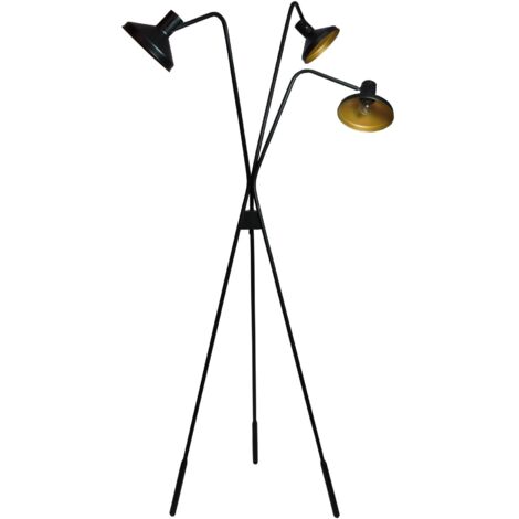 Lampadaire trépied en métal, SNAKE