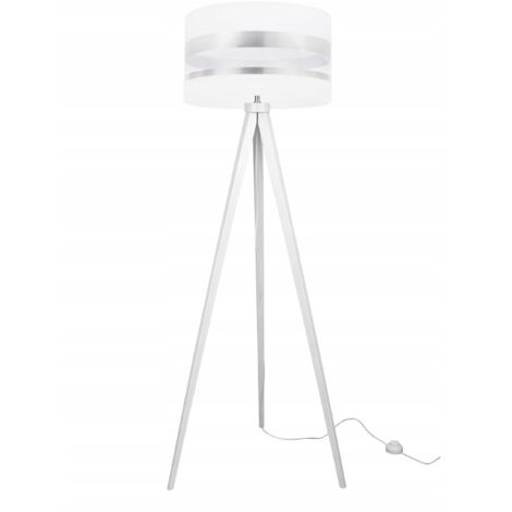 LAMPADAIRE TRÉPIED LOFT ABAT-JOUR CHROME SÉLECTION LED