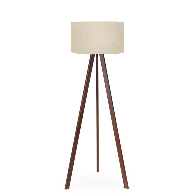 Lampe sur Pied Beige en MDF et PVC – Design Scandinave et Ambiance Chaleureuse Lampe sur Pied Beige en MDF et PVC – Design Scandinave et Ambiance Chaleureuse