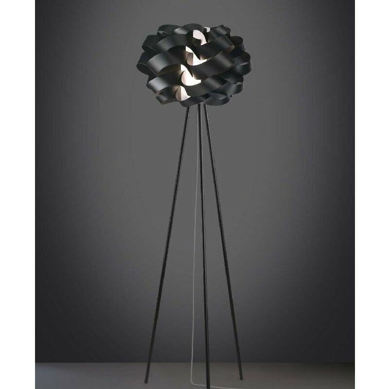 Lampadaire trépied cloud Noir diamètre 50x h160 cm