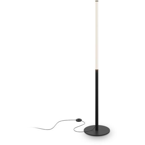 Lampadaire tube LED Ray Maytoni 18W 130cm 3000K noir