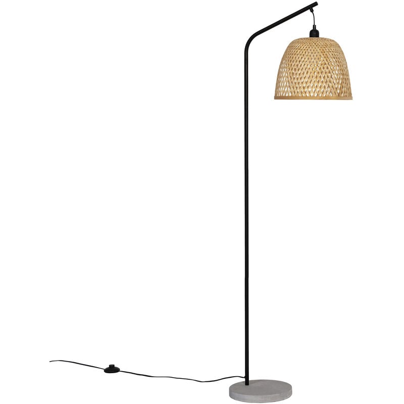 Lampadaire Umiko en bambou, hauteur 156 cm