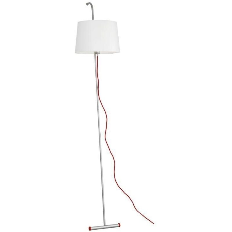 Lampadaire design, Lampadaire Wall design Blanc en Metal Aluminor