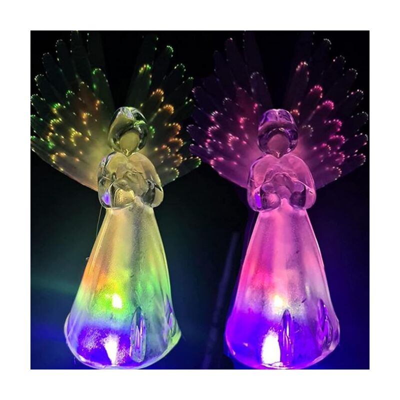 Fei Yu - Lampadaires d'ange, lampadaires extérieurs colorés pour chemin d'ange