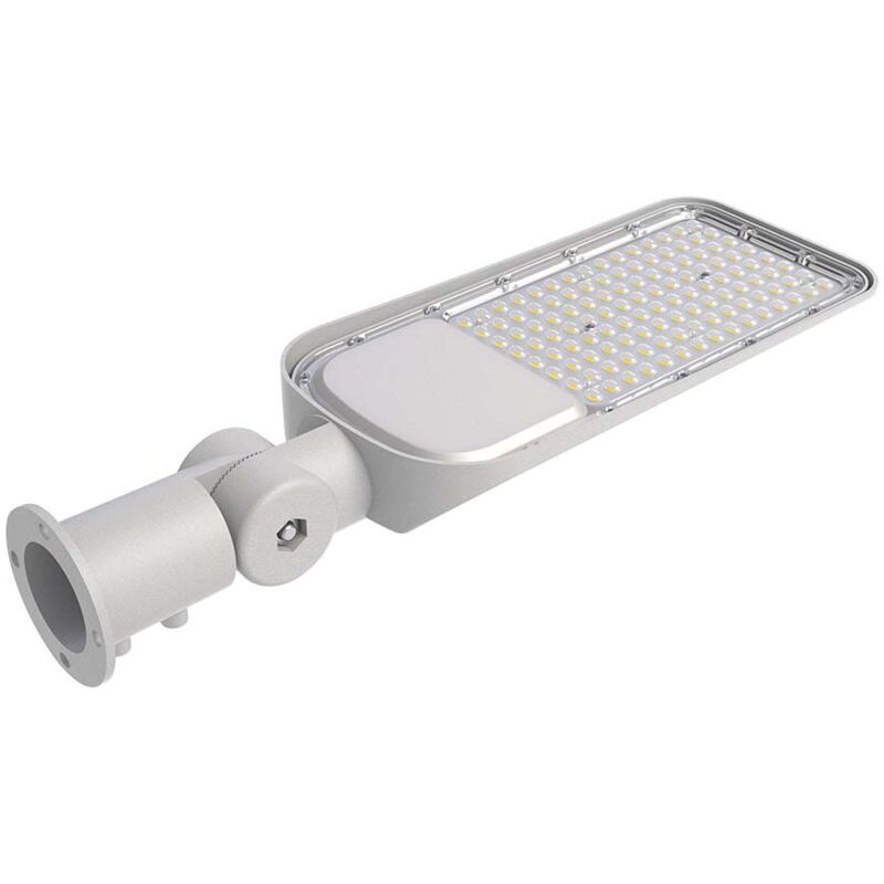 Lampadaires led - 135lm/w - Lampadaires orientables - Samsung - IP65 - Gris - 100 Watts - 11480 Lumens - 6500K - 5 ans