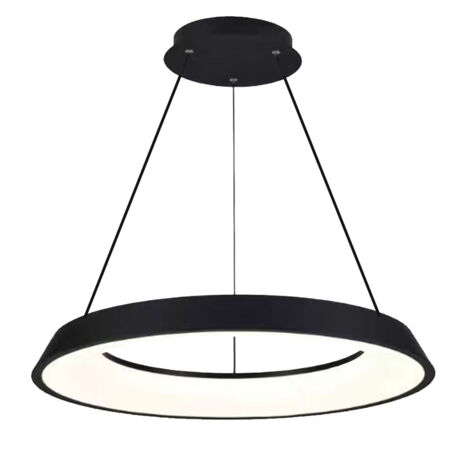 VETRINEINRETE Lampadari a led 43 watt tre colorazioni di luce lampada da soffitto a sospensione ultra moderno cucina soggiorno