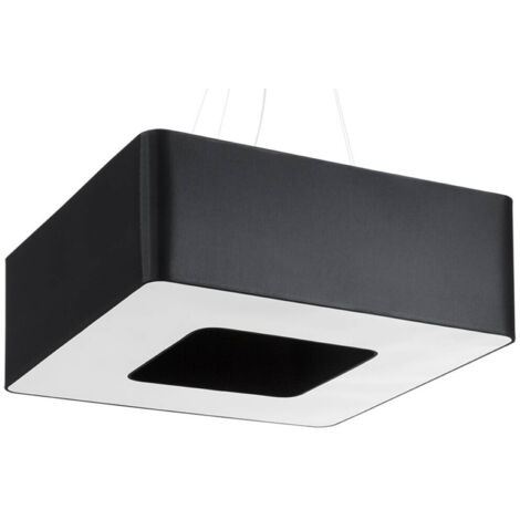 Lampadari Urano nero 60x112x60cm Sollux