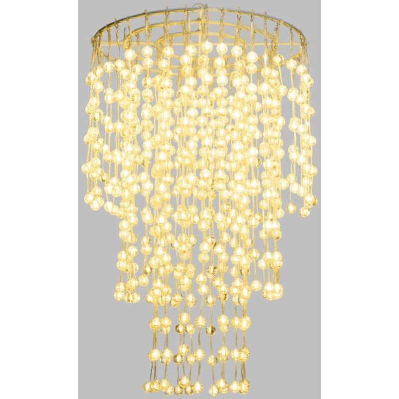 Lustre acrylique mini boule Ø35xH55cm 574 LED Lumière Fixe blanc chaud Extérieur Smart Connect Lotti