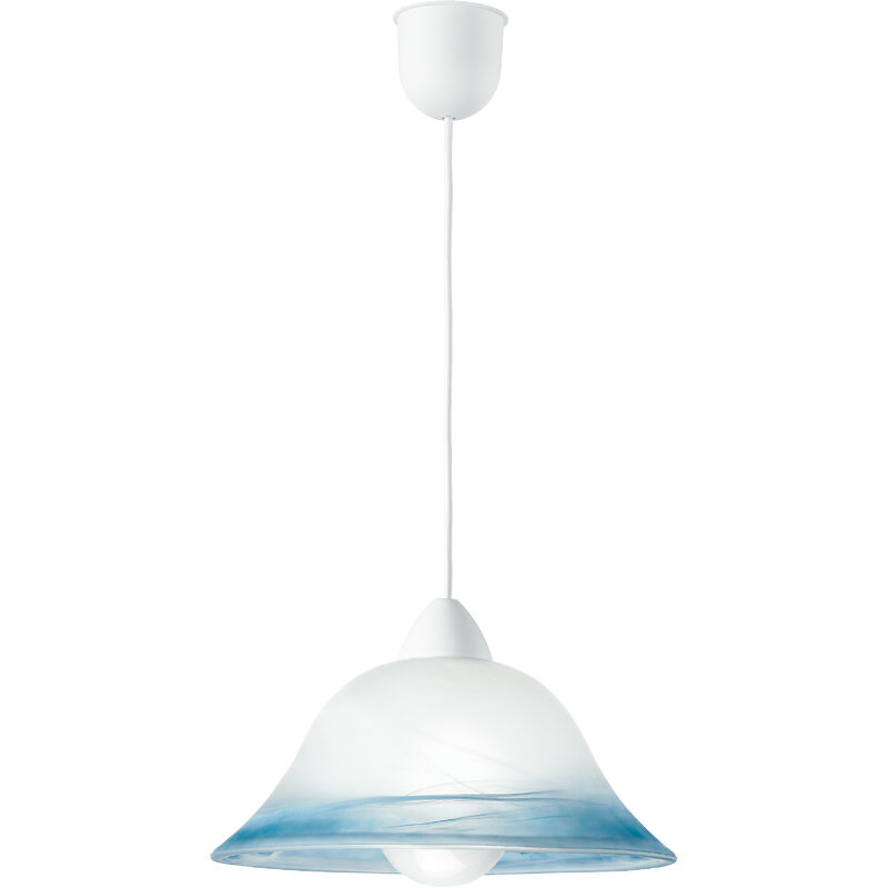 Image of Luce Ambiente E Design - Sospensione 700 in vetro blu - Blu