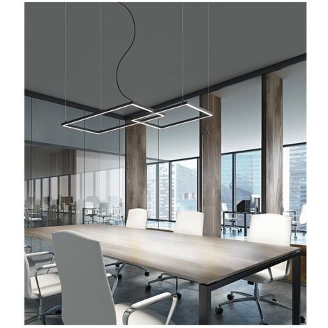 Lampadario a sospensione a led Cross 6593 N CT Perenz
