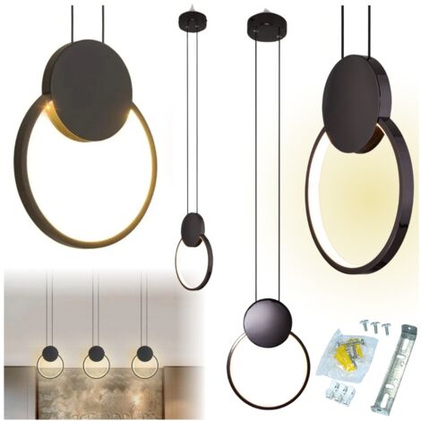 Lampadario a sospensione a LED da soffitto, industriale, regolabile, 11 W