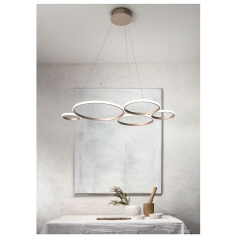 Lampadario a sospensione a led Pois-Oro