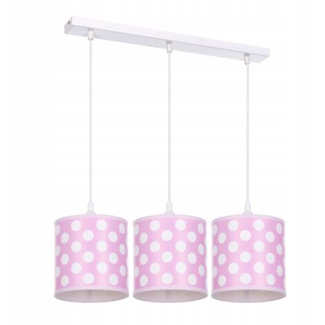 Lampadario a sospensione a soffitto con paralume DOTS