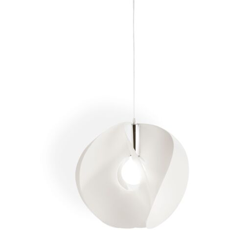Lampadario a sospensione ATOM Bianco diametro 54x h50 cm