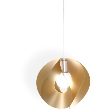 Lampadario a sospensione ATOM Oro diametro 45x h42 cm