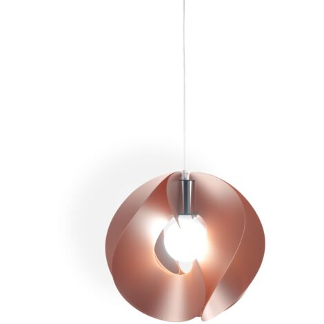 Lampadario a sospensione ATOM Rame diametro 45x h42 cm