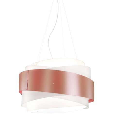 Lampadario a sospensione BEA cinque luci Rame diametro 60x h38 cm