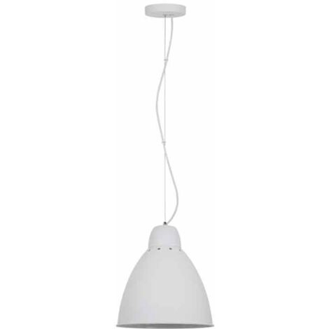 LAMPADARIO A SOSPENSIONE BIANCO CON FINITURA OPACA 30 X 30 X H135 CM