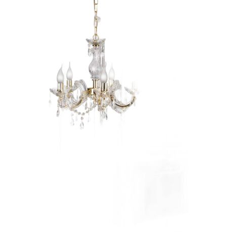 Lampadario a sospensione Candellux Maria 35-94646 oro