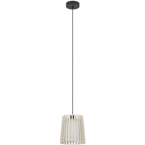 Lampadario A Sospensione Contemporaneo Fattoria Acciaio Nero 1 Luce E27