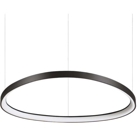Lampadario A Sospensione Contemporaneo Gemini Metallo Nero Led 55W 3000K Ip20