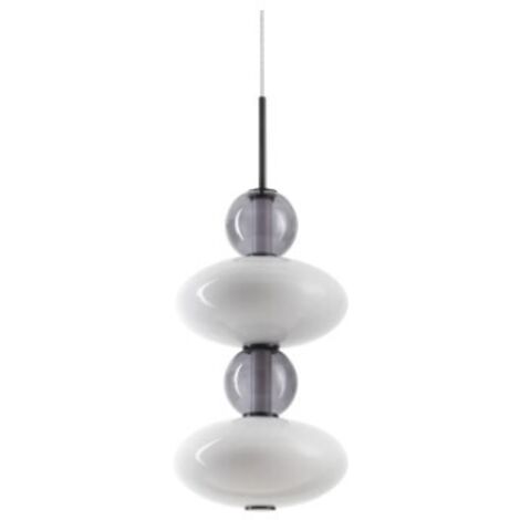 Lampadario A Sospensione Contemporaneo Lumiere Metallo Nero Led 34W 3000K Ip20