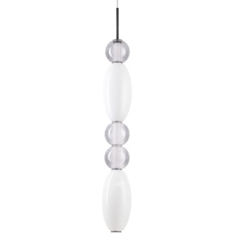 Lampadario A Sospensione Contemporaneo Lumiere Metallo Nero Led 39W 3000K Ip20