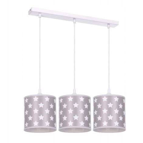 Lampadario a sospensione da soffitto con paralume STELLE