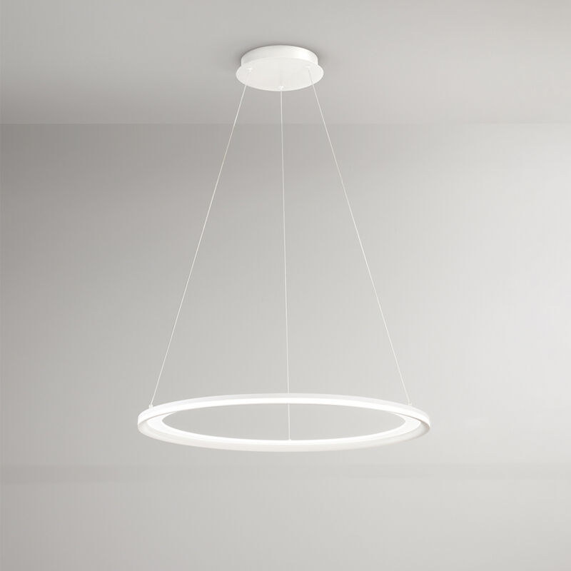 Image of Perenz - Lampadario a Sospensione Contemporaneo Edge Alluminio Bianco Led Integrato 86W