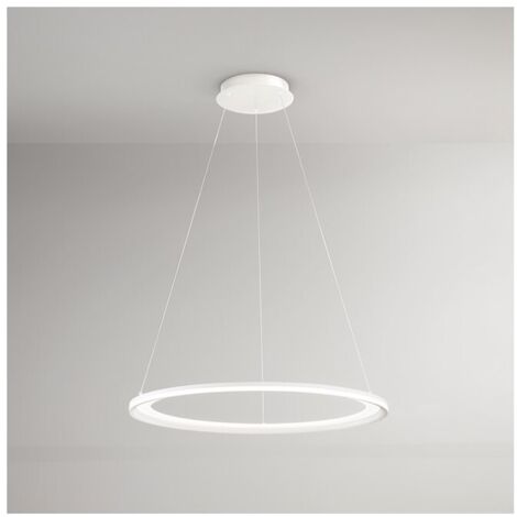 Lampadario a sospensione EDGE a led 86W Bianco opaco Perenz