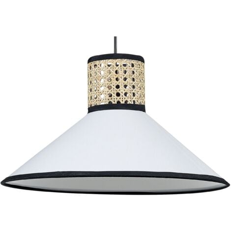 Lampadario moderno elegante pendente bianco stilizzato 60W barra luce  doppio LED sospensione tavolo soggiorno salone cucina ristorante 230V -  4000K