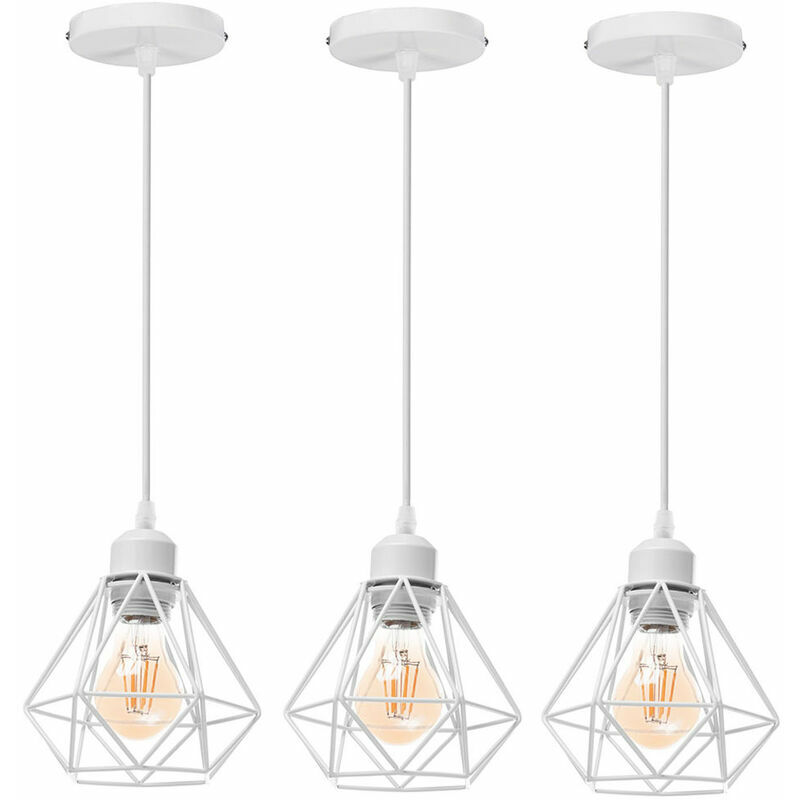 Lampadario a sospensione industriale moderno E27