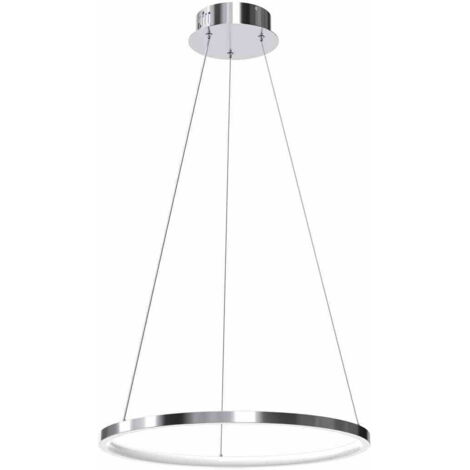Lampadario a sospensione LED Milagro Rotonda Ø50 cromo