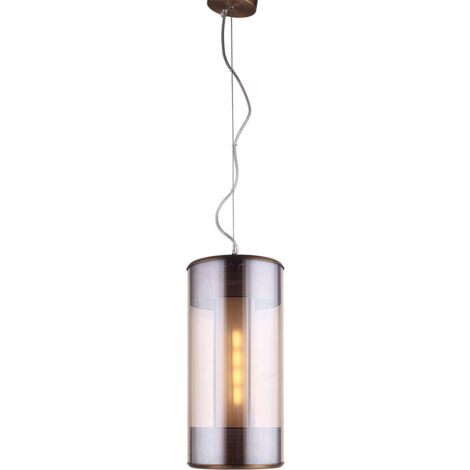 Lampadario a Sospensione Lumineca Geminic 20x40 cm Champagne