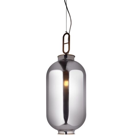 Lampadario a Sospensione Lumineca Gylus 27x75 cm Grigio