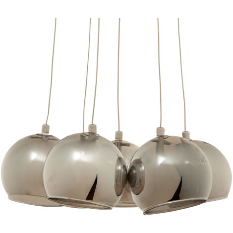 Lampadario a Sospensione Lumineca Nigewic 45x150 cm Argentato