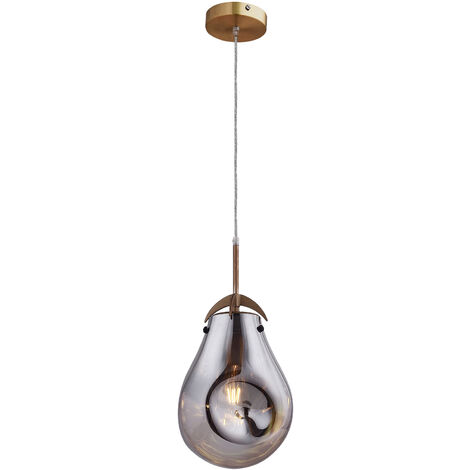 Lampadario a Sospensione Lumineca Panist 23x30 cm Grigio