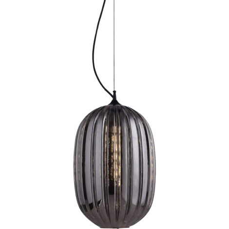 Lampadario a Sospensione Lumineca Smoky Tuline 35x160 cm Grigio