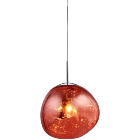 Lampadario a Sospensione Lumineca Thelio 28x166 cm Rosso 4 W