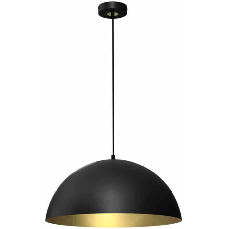 Lampadario a sospensione Milagro Beta MLP7973 nero oro