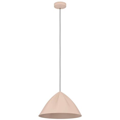 Lampadario A Sospensione Minimal Podere Acciaio Sabbia 1 Luce E27