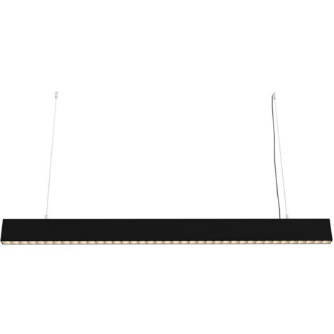 Lampadario A Sospensione Moderno Points Alluminio Nero Luce Led Integrato 40W