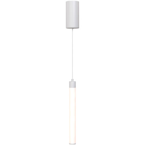 Lampadario A Sospensione Moderno Ray Alluminio Bianco Luce Led Integrato 10W