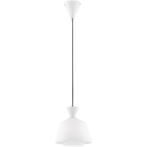 Lampada a sospensione Bubba Ø25 cm, Bianco