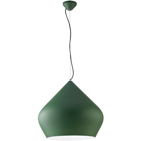 "Lampadario a sospensione THOLOS in metallo verde"