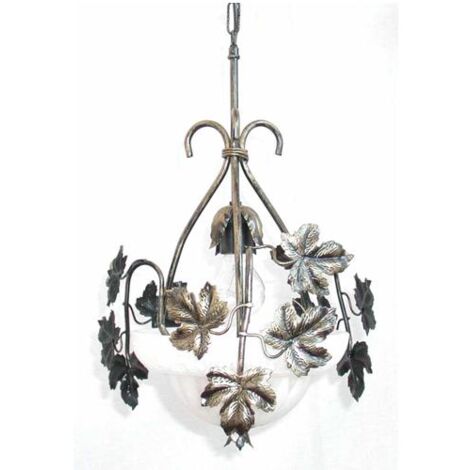 LAMPADARIO BACCO ORO LAMPADE LAMPIONE LANTERNA APPLIQUE